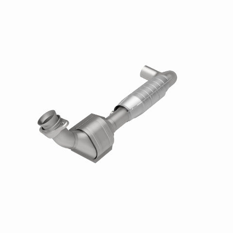 MagnaFlow direct-fit catalytic converter fits 2004-2008 Ford F-150 5.4L and 2006-2008 Lincoln Mark LT 5.4L driver side stainless steel CARB compliant OBDII 49705