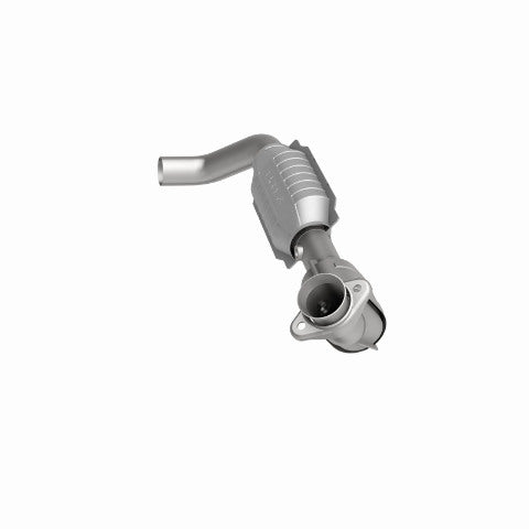 MagnaFlow direct-fit catalytic converter fits 2004-2008 Ford F-150 5.4L and 2006-2008 Lincoln Mark LT 5.4L driver side stainless steel CARB compliant OBDII 49705