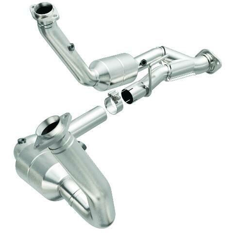 MagnaFlow direct-fit catalytic converter for 2005-2010 Jeep Grand Cherokee stainless steel CARB compliant OBDII 49709