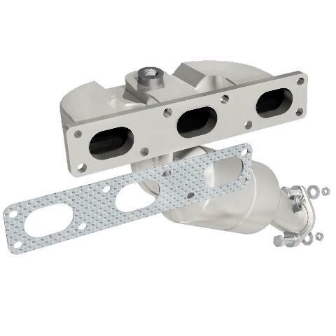 MagnaFlow direct-fit catalytic converter for 2001-2006 BMW stainless steel CARB compliant OBDII 49759