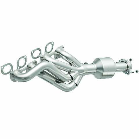 MagnaFlow direct-fit catalytic converter for 2004-2005 BMW driver side stainless steel CARB compliant OBDII 49789