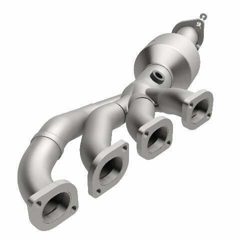 MagnaFlow direct-fit catalytic converter for 2006-2008 BMW passenger side stainless steel CARB compliant OBDII 49792