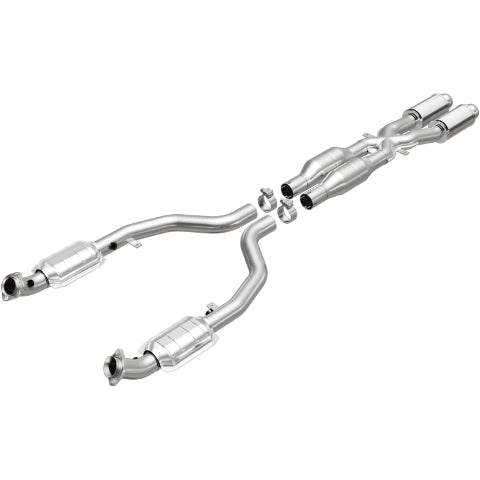 MagnaFlow direct-fit catalytic converter for 2008-2013 BMW M3 stainless steel CARB compliant 49800