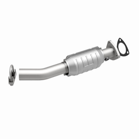 MagnaFlow direct-fit catalytic converter fits 2004-2005 Suzuki Forenza and 2005 Suzuki Reno, this and 2004-2005 Suzuki Forenza 2.0L stainless steel CARB compliant OBDII 49812