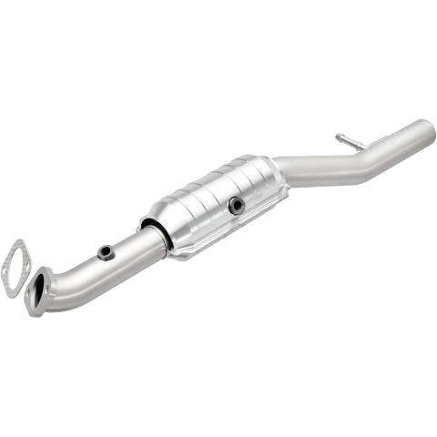MagnaFlow direct-fit catalytic converter fits 2008-2009 Lancer 2.0 2 inch inlet/outlet stainless steel CARB compliant OBDII 49843