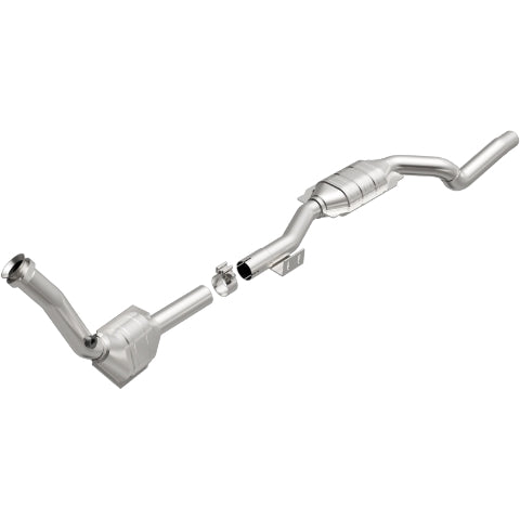 MagnaFlow direct-fit catalytic converter for 2001-2002 Mercedes-Benz passenger side stainless steel CARB compliant OBDII 49866