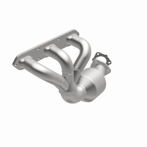 MagnaFlow direct-fit catalytic converter fits 2006-2009 Porsche Cayman passenger side passenger side stainless steel CARB compliant 49931