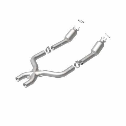 MagnaFlow direct-fit catalytic converter for 2011-2014 Ford Mustang 5.0L stainless steel CARB compliant 49976
