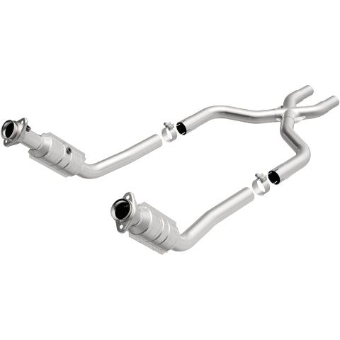MagnaFlow direct-fit catalytic converter for 2011-2014 Ford Mustang 3.7L stainless steel CARB compliant 49977