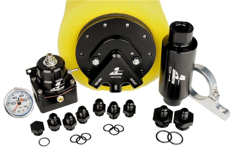 Fuel Pump Complete Kit High Flow EFI Performance Universal Fit Aeromotive 17167-BGPL