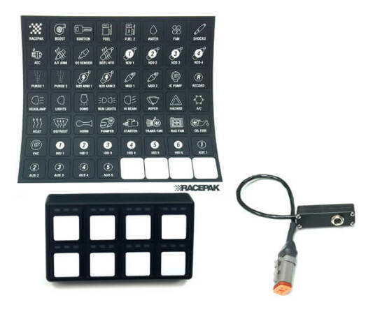 Racepak data acquisition component drag racing V-Net EFI 6 inch 5.5 inch 1.5 inch 500-KT-SWDRAGK8