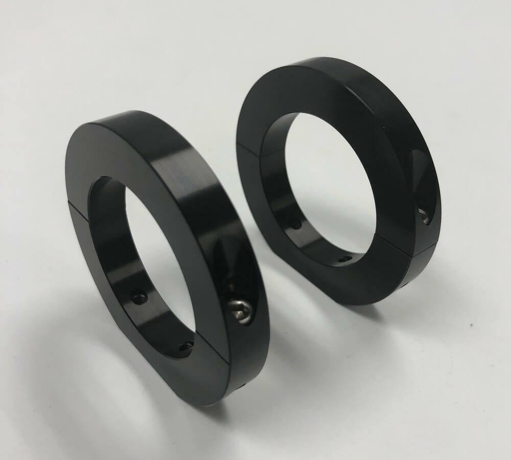 Racepak mounting bracket street off road black anodized aluminum 1.750 inch 500-MB-SP1750