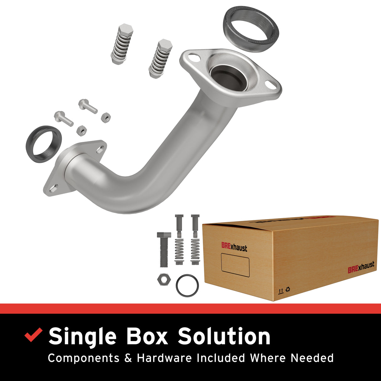 1998-2003 Chevy Tracker Direct-Fit Front Pipe Kit 107-0151 steel