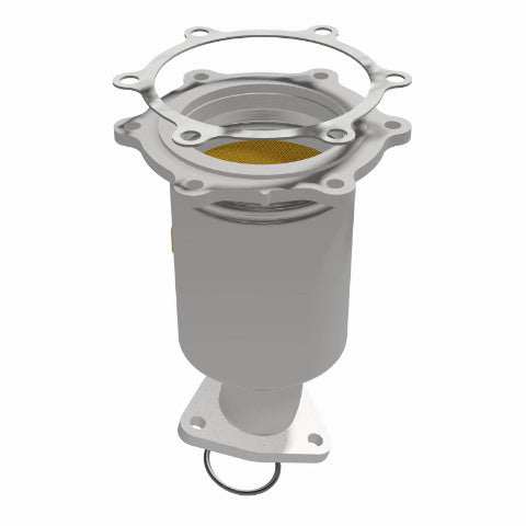 MagnaFlow direct-fit catalytic converter fits 1996-2000 Nissan Pathfinder and 1997-2000 INFINITI QX4, this and 1996-2000 Pathfinder passenger side Front passenger side stainless st