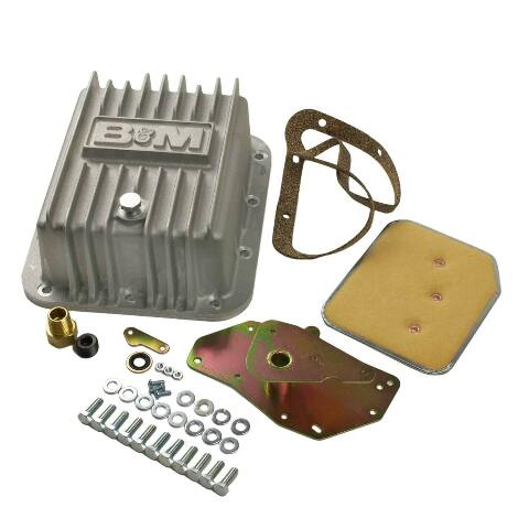 Hi-Tek Deep Trans Pan for Ford C4 Transmission aluminum