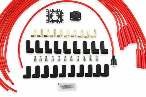 Spark Plug Wire Set for 1971-1972 Ford Mustang V8 red blue