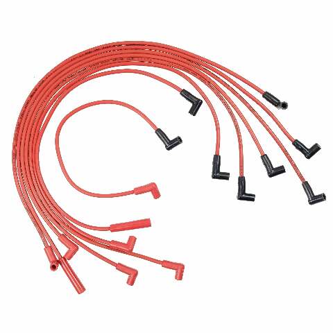 Super Stock Spark Plug Wire Set for 1978-1986 Chevy Silverado V8 red 8mm
