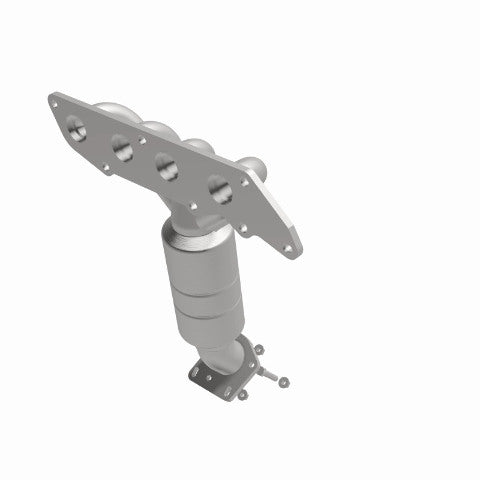 MagnaFlow direct-fit catalytic converter fits 2005-2012 Ford Escape, 2005-2011 Mercury Mariner, and more, this and 2005-2007 Escape 2.3 mani 2.3 inch inlet/outlet stainless steel F