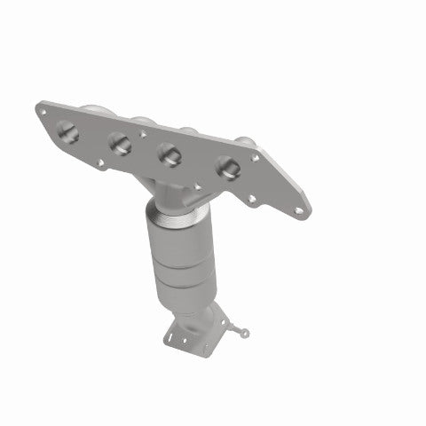 MagnaFlow direct-fit catalytic converter fits 2005-2012 Ford Escape, 2005-2011 Mercury Mariner, and more, this and 2005-2007 Escape 2.3 mani 2.3 inch inlet/outlet stainless steel F