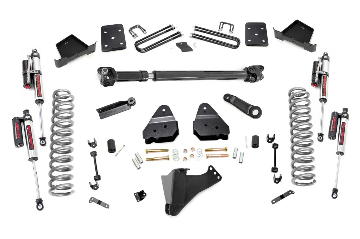 Fits Ford F-250/F-350 SD 4WD (17-22) 4.5" Lift Kit; FR D/S; Vertex; 50651