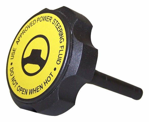 Jeep Metal Black Power Steering Reservoir Cap - 5073626AA