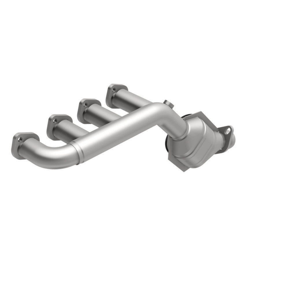 MagnaFlow direct-fit catalytic converter fits 1993-1995 Lincoln Mark VIII 4.6L and 1993-1995 Lin Mark VIII 4.6 driver side driver side 4.6 inch inlet/outlet stainless steel Federal