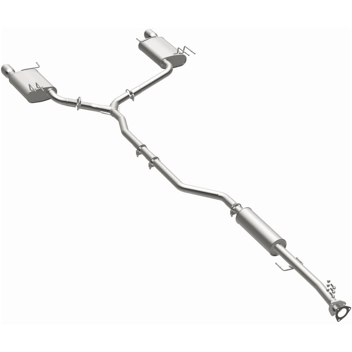 Fits 2008-2012 Honda Accord 3.5L Direct-Fit Replacement Exhaust System stainless steel