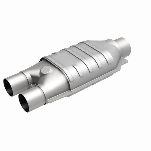 MagnaFlow universal catalytic converter 2.5 inch inlet/outlet stainless steel Federal EPA compliant OBDII 51007