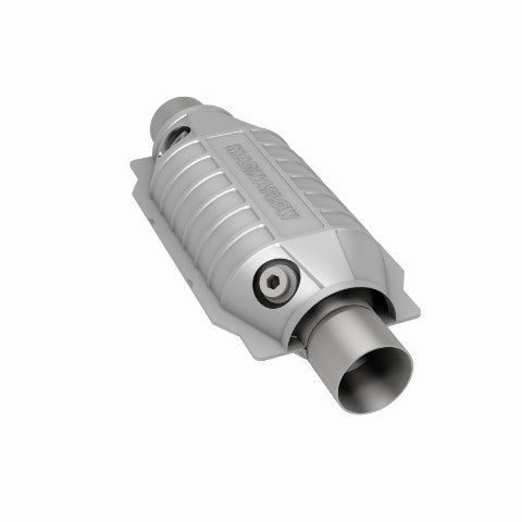MagnaFlow universal catalytic converter 2.25 inch inlet/outlet stainless steel Federal EPA compliant OBDII 51065