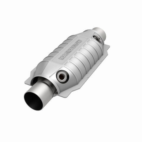 MagnaFlow universal catalytic converter 2.25 inch inlet/outlet stainless steel Federal EPA compliant OBDII 51065
