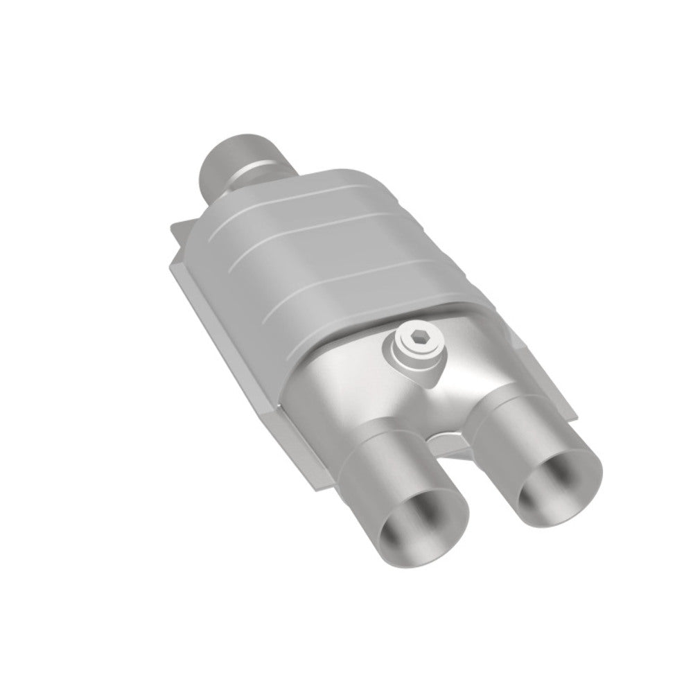 MagnaFlow universal catalytic converter 2.5 inch inlet/outlet stainless steel Federal EPA compliant OBDII 51067