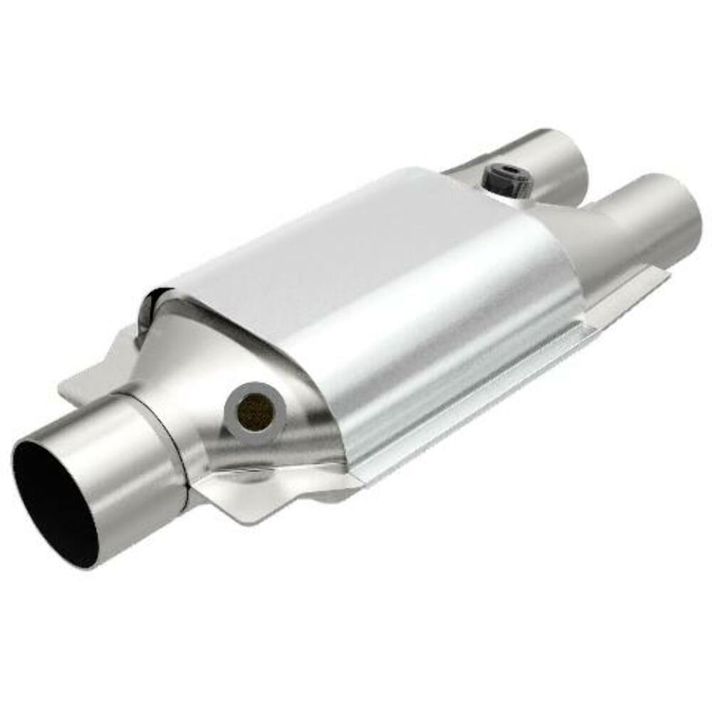MagnaFlow universal catalytic converter 2.5 inch inlet/outlet stainless steel Federal EPA compliant OBDII 51067