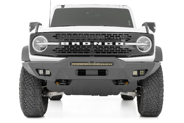 Fits Ford Bronco 4WD (2021-2024) Front Bumper; Modular; Full Wings; DRL; 51074