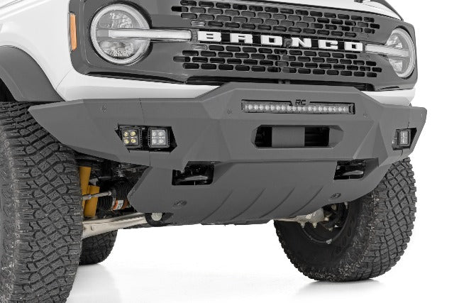 Fits Ford Bronco 4WD (2021-2024) Front Bumper; Modular; Full Wings; DRL; 51074