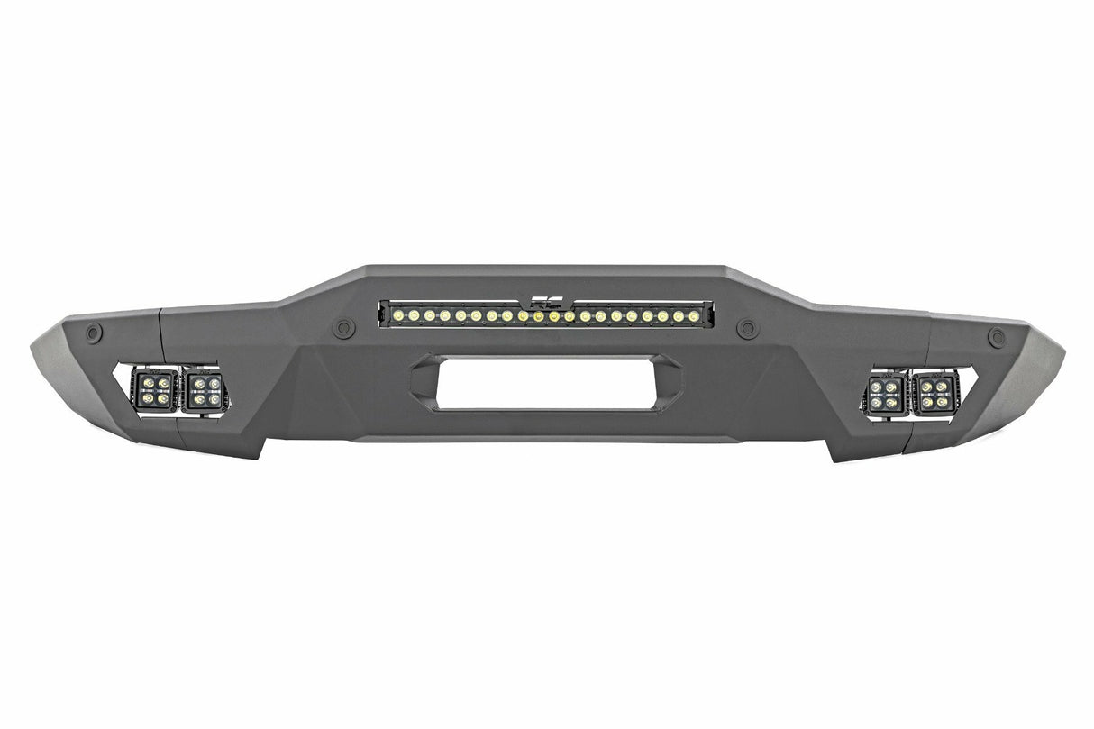 Fits Ford Bronco 4WD (2021-2024) Front Bumper; Modular; Full Wings; DRL; 51074