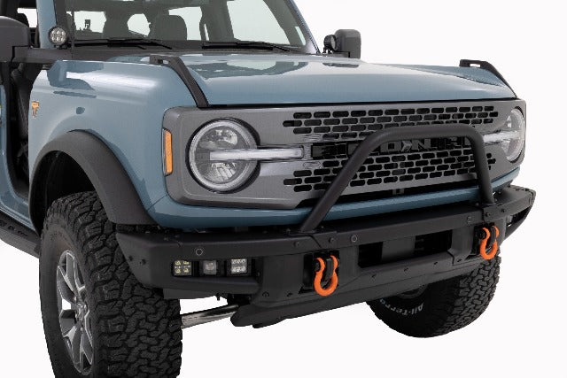Fits Ford Bronco 4WD (21-24) Safari Bar; 6.5" Round LED; OE Modular Steel; 51113