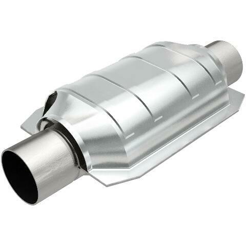 MagnaFlow universal catalytic converter 2 inch inlet/outlet stainless steel Federal EPA compliant OBDII 51134
