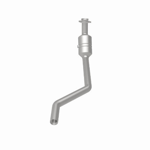 MagnaFlow direct-fit catalytic converter fits 2003-2005 Jaguar S-Type 4.2L and 2003-2005 Jaguar S-Type 4.2L passenger side 4.2L passenger side stainless steel CARB compliant OBDII