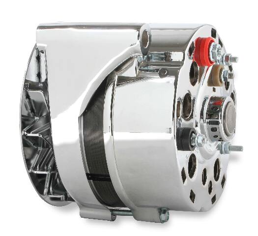 Mr. Gasket chrome alternator Ford 80 amp 5124