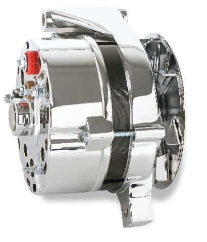 Mr. Gasket chrome alternator Ford 80 amp 5124