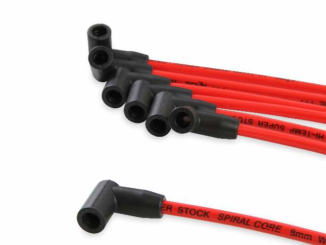 Super Stock Spark Plug Wire Set for 1991-1992 Jeep Wrangler red 8mm