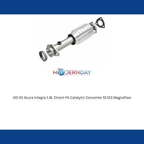 MagnaFlow direct-fit catalytic converter for 2000-2001 Acura 1.8L stainless steel CARB compliant OBDII 51313