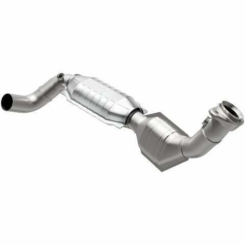 MagnaFlow direct-fit catalytic converter for 2000-2003 Ford F-150 5.4L driver side stainless steel CARB compliant OBDII 51324