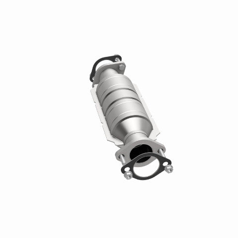 MagnaFlow direct-fit catalytic converter fits 2004-2009 Kia Spectra, 2004-2006 Hyundai Elantra, and more, this and 2008 Kia Spectra 2.0L stainless steel CARB compliant OBDII 51332