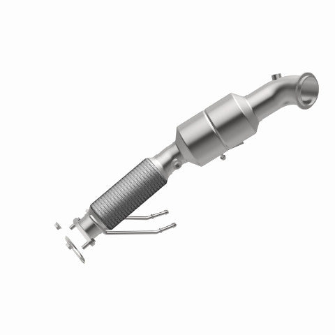 MagnaFlow direct-fit catalytic converter fits 2013-2016 Ford Fusion and Lincoln MKZ, this and 2014 Ford Fusion 2.0L T 2.0L stainless steel CARB compliant OBDII 51339