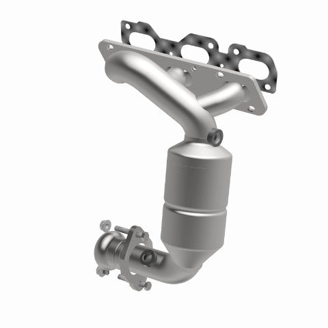 MagnaFlow direct-fit catalytic converter fits 2001-2007 Ford Escape, 2001-2006 Mazda Tribute, and more, this and 2001-2006 Escape 3.0 w/oil 3 inch inlet/outlet stainless steel CARB