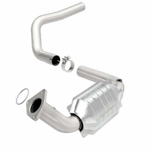 MagnaFlow direct-fit catalytic converter fits 2003-2006 Hummer H2 6.0L and 2003-2006 Hummer H2 6.0L driver side 6.0L driver side stainless steel CARB compliant OBDII 51372