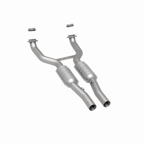MagnaFlow direct-fit catalytic converter for 1997-1999 Chevy Corvette driver side stainless steel CARB compliant OBDII 51397