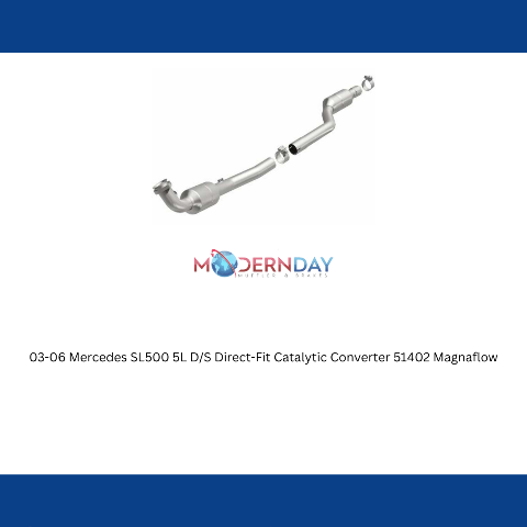 MagnaFlow direct-fit catalytic converter for 2003-2006 Mercedes driver side stainless steel CARB compliant OBDII 51402