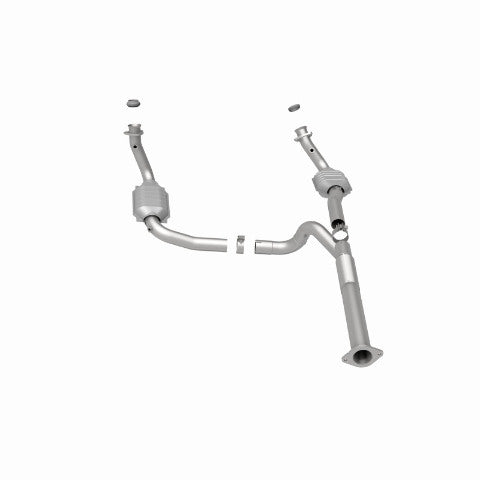 MagnaFlow direct-fit catalytic converter fits 2000-2002 Chevrolet Express 1500 4.3L and 2000-2002 GMC Savana 1500 4.3L stainless steel CARB compliant OBDII 51510